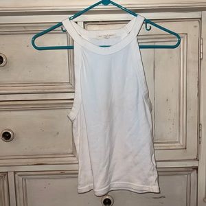 white cotton tank
